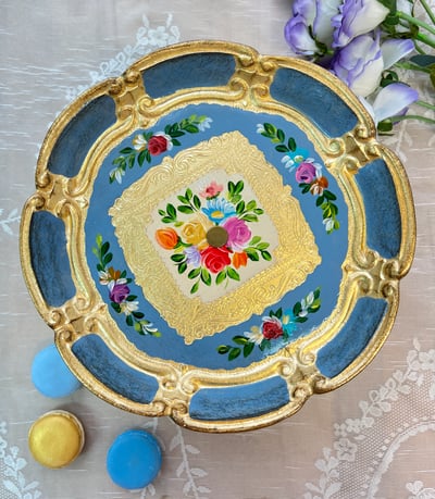 義大利佛羅倫斯手工高腳盤4