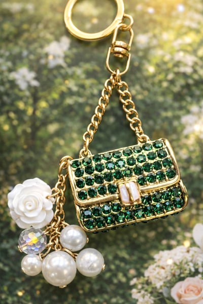 璀璨小香風鑰匙圈6