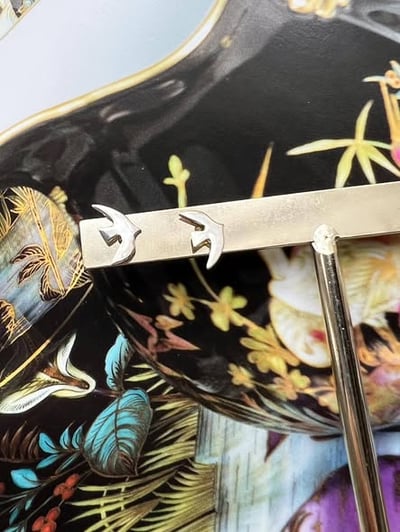 C&J銀製和平鴿造型小耳環1