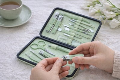 不銹鋼美容美甲18件套組4