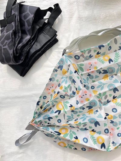 大容量可折疊風琴購物包(隨機出貨)4