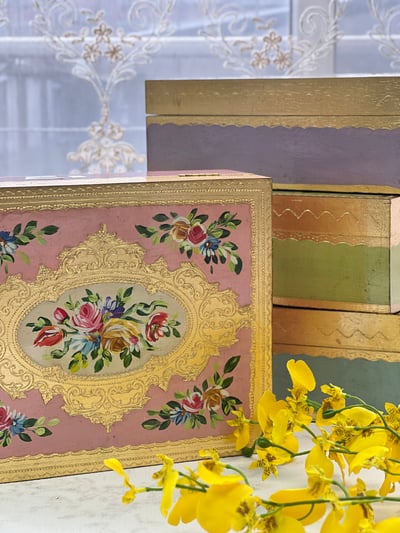 義大利佛羅倫斯手工長方型儲物盒1