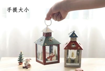 聖誕防風鐵藝燭台4