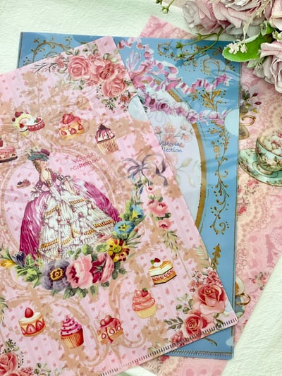 獨家維多利亞L型資料夾(3入一組1