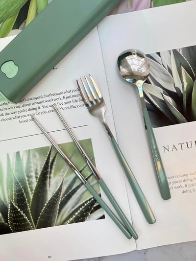 不鏽鋼攜帶型餐具套組5