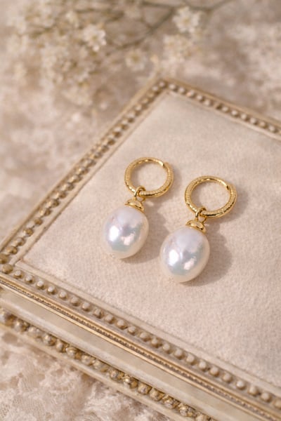 法式天然養珠可變式吊墜4