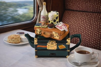 英國造型壺-香檳旅行箱(小)Orient Express1