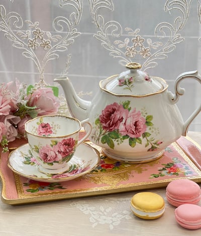 義大利佛羅倫斯手工長方小茶盤6