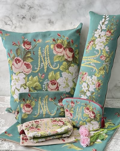 歐洲ADL刺繡抱枕套2