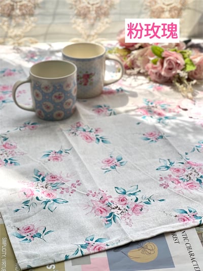 Isabelle Rose純棉廚房毛巾/玫瑰花語系列-抹布2入組2