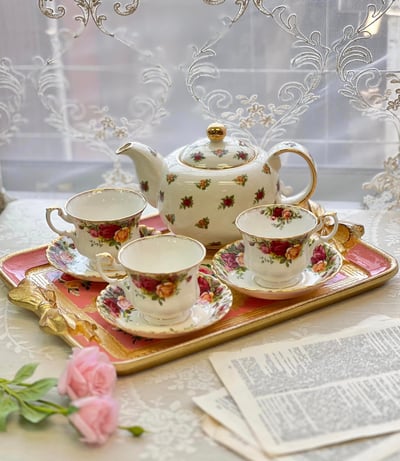 義大利佛羅倫斯手繪蝴蝶結裝飾托盤5