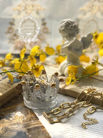 玻璃水晶皇冠燭台4