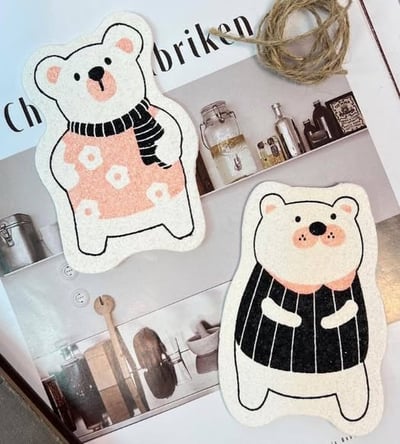 天然木漿洗碗海綿(2入組)2