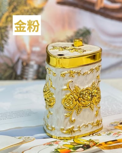 法式立體玫瑰按壓牙籤盒4