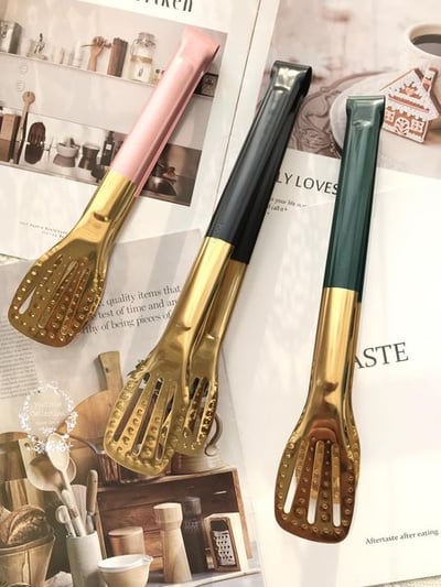 歐式不鏽鋼餐夾/烤肉夾1