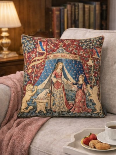 歐洲ADL刺繡抱枕套3