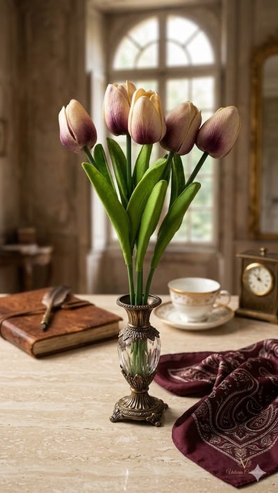 仿真漸層鬱金香系列5