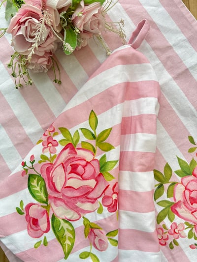 花園時光擦手巾-長方/圓形5