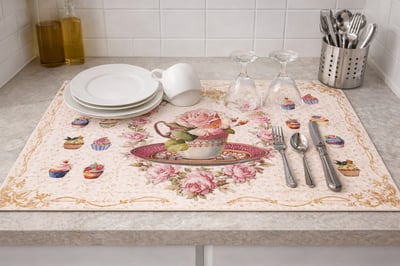 18世紀貴族花園超吸水軟墊/地墊 (短款)5