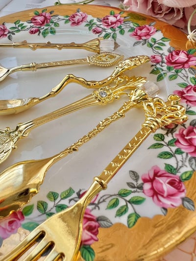 華麗法式甜品餐具組5