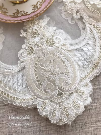 絲線刺繡桌蓋墊/桌巾4