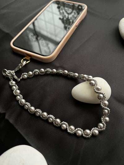 手機珍珠手拿繩1