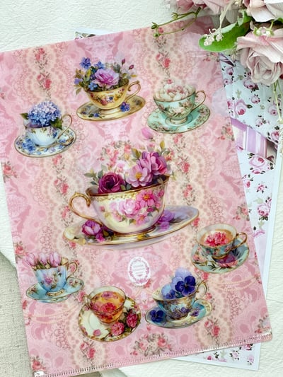 獨家維多利亞L型資料夾(3入一組5