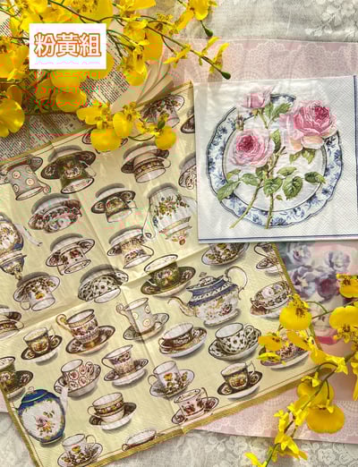 蝶古巴特【馬卡龍】系列餐巾紙2