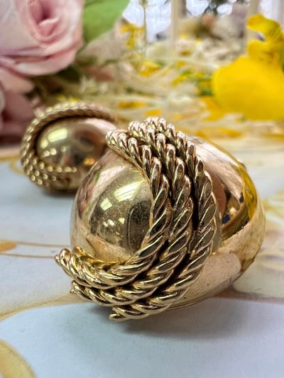 S型繩結耳環/耳夾4