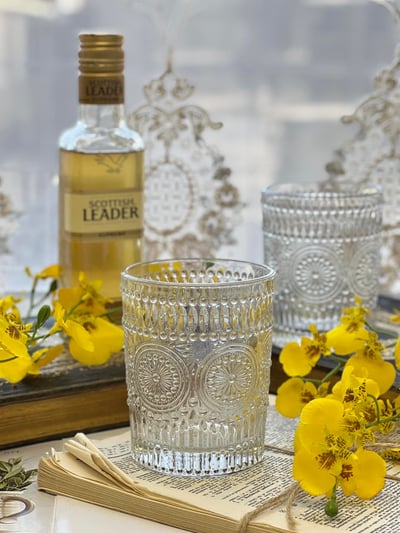 巴洛克玻璃水杯/咖啡杯(小)6