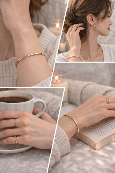 法式簡約可調式手環2