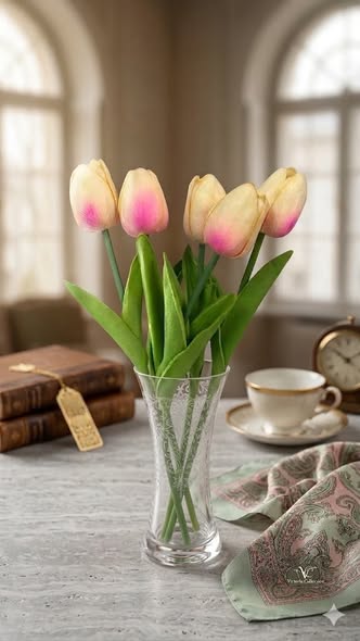 仿真漸層鬱金香系列1