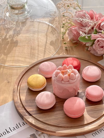 圓形玻璃罩木質展示盤4