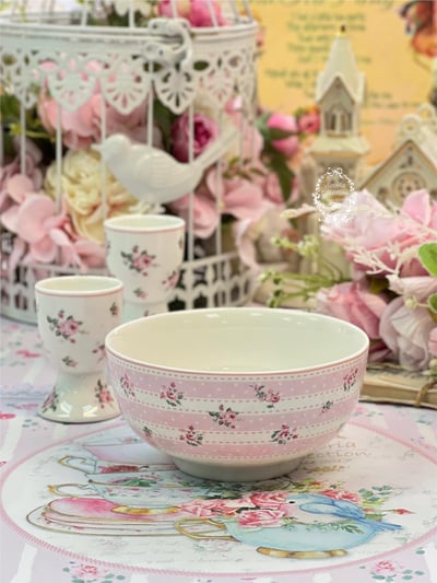 Isabelle Rose玫瑰韻致系列-瓷碗/蛋架1