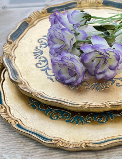 義大利佛羅倫斯手工談情說愛托盤6