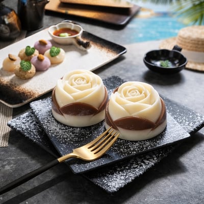 立體玫瑰球型製冰模具5