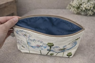 歐洲ADL刺繡大化妝包/收納包-罌粟花5