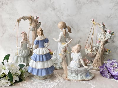 童話仕女瓷偶7