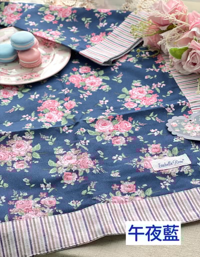 Isabelle Rose玫瑰韻致系列-100%純棉桌布3
