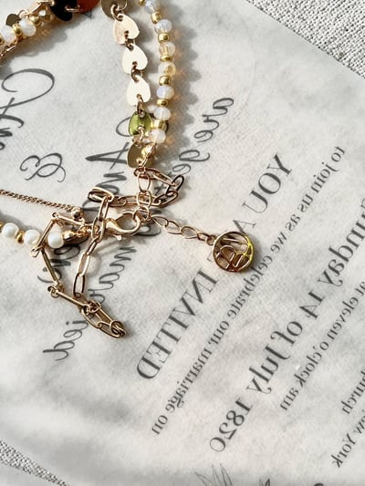 老佛爺珍珠心型手鍊2