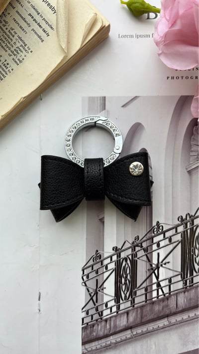 蝴蝶結水晶鑰匙圈6