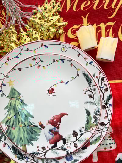 聖誕老公公餐盤6