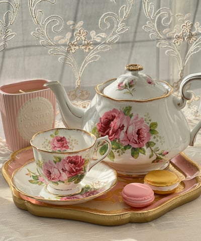 義大利佛羅倫斯手工六邊圖騰茶盤5