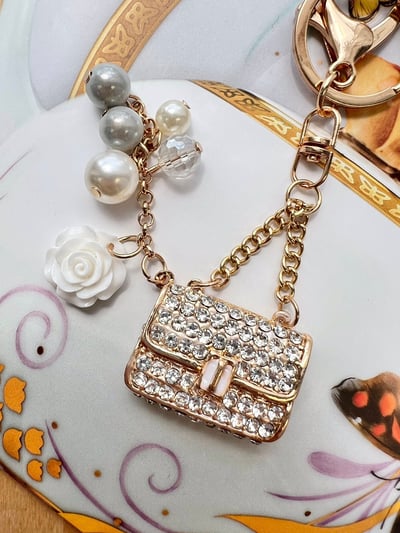 璀璨小香風鑰匙圈4