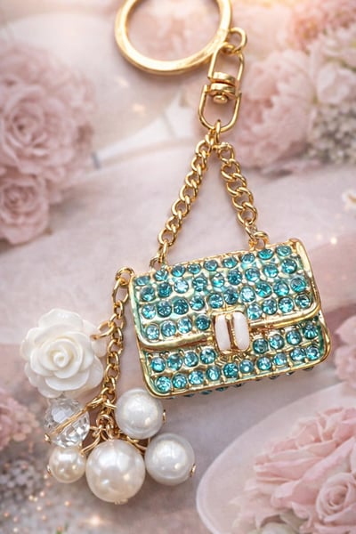 璀璨小香風鑰匙圈7