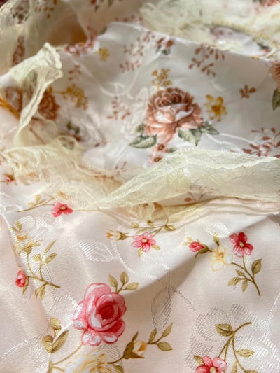 歐式花朵蕾絲邊風扇罩5