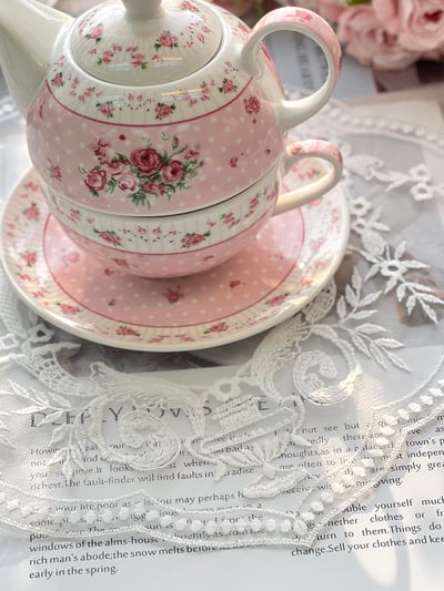 法式小天使蕾絲墊3