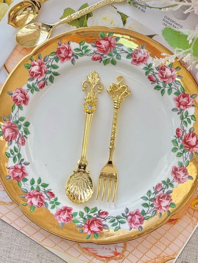 華麗法式甜品餐具組4