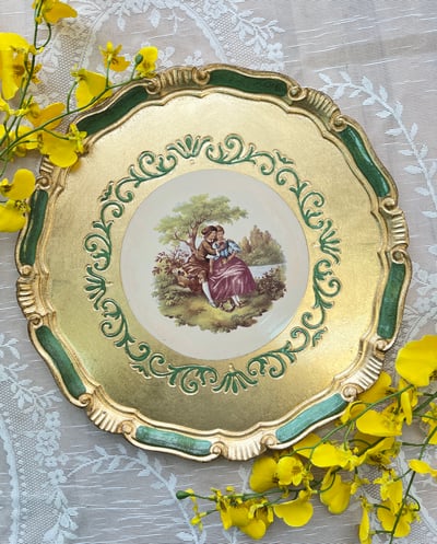 義大利佛羅倫斯手工談情說愛托盤2