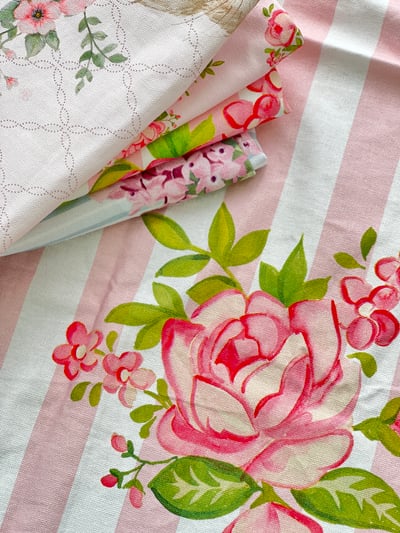 花園時光擦手巾-長方/圓形1